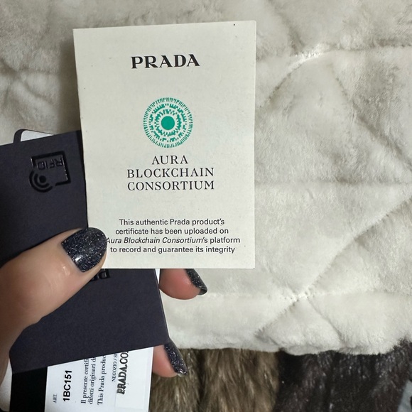 Prada Ultra Rare Quilted Shearling Shoulder Bag - Cream - Picture 9 of 10